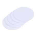 5Pcs RFID Tag 13.56MHz Read Only Smart Proximity IC Card Coin 1" Dia. White