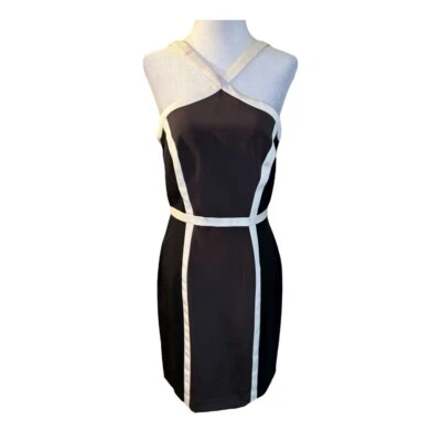 Vestido Vaina Jay Godfrey Bloque de Color Vestido de Fiesta de Cóctel Talla 6 Nuevo sin Etiquetas Foto 1 de 4