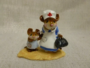 Wee Forest Folk Limited Edition Tsunami Remembrance LTD-9 Retired Nurse - Picture 1 of 2