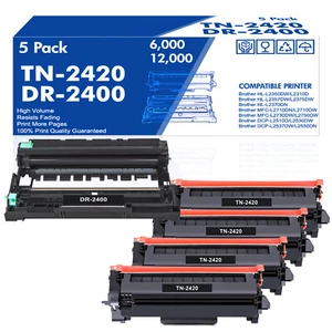 SET TN-2420 Toner DR-2400 Compatible with Brother MFC-L2710DW L2710DN HL-L2350DW - Bild 1 von 24