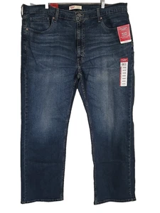 Signature Levi Strauss & Co Men's Jeans 42x32 Relaxed Fit Medium Wash Denim NWT - Picture 1 of 13