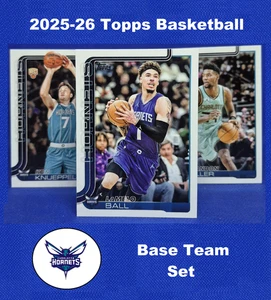Juego de cartas (11) Topps Flagship Charlotte Hornets Base Team 2025-26 - Imagen 1 de 13