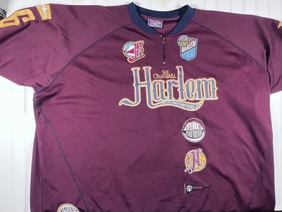 РЕДКАЯ 5 X платиновый FUBU Гарлем Globetrotters Джерси винтажный 2003 хип-хоп Y2K нашивка - Изображение 1 из 4