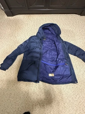 Куртка мужская Scotch & Soda Wicked верхняя одежда размер XL — темно-синяя с капюшоном - Изображение 1 из 4