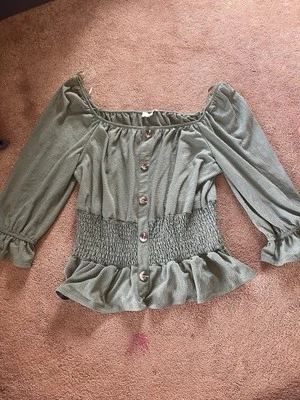 Women’s Short Sleeve Dress Top Size Large - Image 1 of 3