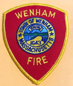 Wenham Massachusetts Fire Department Patch unbenutzt - Bild 1 von 2