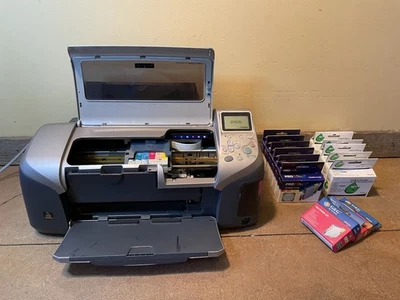 Epson Stylus Photo R300 Inkjet Printer Bundle w/ 14 Ink Cartridges Working! - Image 1 of 4