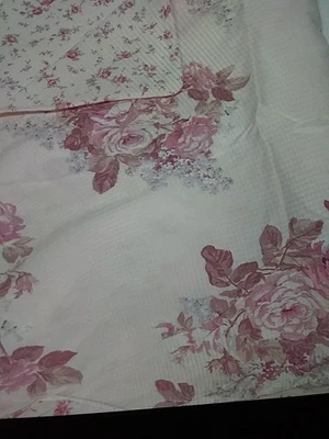 Shabby Chic Ashwell 1 King Almohada Sham BLUSH Ramo Rosa Ditsy 20 X 34 Foto 1 de 4