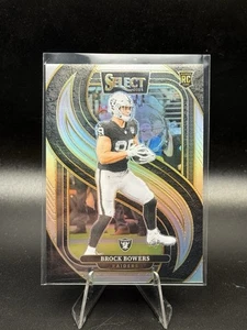 2024 Panini Select - Premier Level Brock Bowers #118 Silver Prizm (RC) - Picture 1 of 2