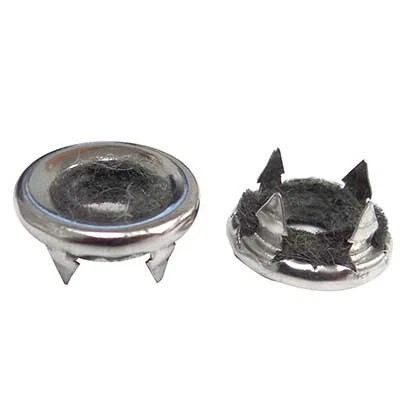 Ford 1966-71; ojales de perilla de bloqueo de puerta; acero inoxidable; con forro de fieltro Foto 1 de 1