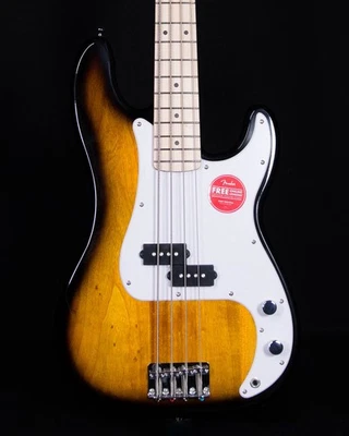 Squier Sonic Precision Bass, Maple FB, 2-Color Sunburst - Image 1 of 4