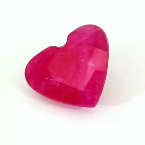 1.81 Carat -NATURAL RUBY  RED  PINK Heart  LOOSE  GEMSTONES - Picture 1 of 5