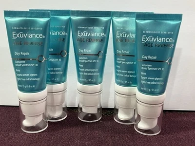 Exuviance Age Reverse Day Repair SPF 30 - 15 G / 0.5 OZ NEW ( 5 PK) - Image 1 of 2