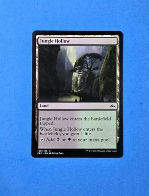1x Jungle Hollow Fate Reforged 2015 Mtg Magic Gathering Card Dual Land 169 - Image 1 of 2