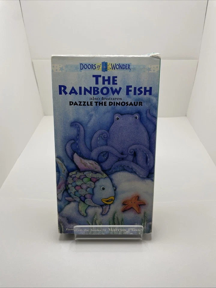 The Rainbow Fish Also Features Dazzle The Dinosaurs (VHS, 1997) Kids Animated TV - Imagem 1 de 4