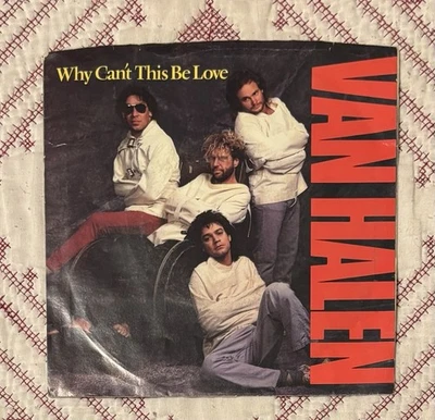 1986- Van Jalen “Why Can’t This Be Love” 45RPM/7” Vintage Vinyl Record - Image 1 of 4