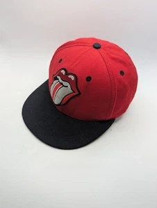 Rolling Stones Classic Logo Tour Columbus OH Red Snap Back Baseball Cap RARE - Bild 1 von 7