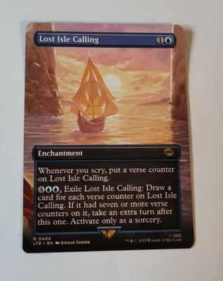 MtG Lost Isle Calling (LTR-0444) Rare Full Art English MINT - Bild 1 von 2