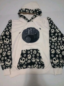 Jack Skellington Hoodie XL Nightmare Before Christmas Skulls Rare Vintage  - Picture 1 of 11