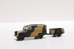 CORGI BRITISH ARMY LAND ROVER WITH TRAILER SCALE 1:43 SET - Picture 1 of 7