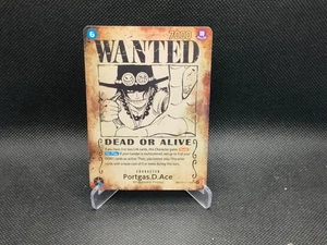 One Piece Portgas D Ace Wanted Dead or Alive SSP OP13-119 Holo - Bild 1 von 2