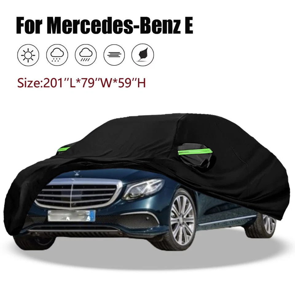 Car Cover Waterproof Outdoor UV Resistant For Mercedes-Benz E350 E500 E-Class - Image 1 of 4