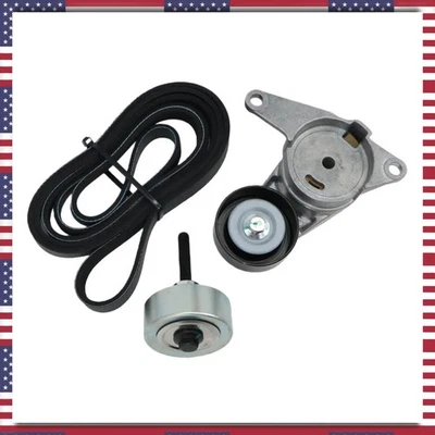 Kit de polea tensora de correa serpentina de 3,6 L para Buick Enclave Chevrolet Traverse Foto 1 de 4