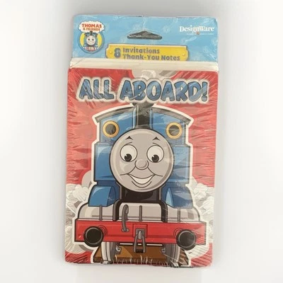 Thomas Tank Engine & Friends Invitations & Thank You Notes & Envelopes Birthday - Image 1 of 4
