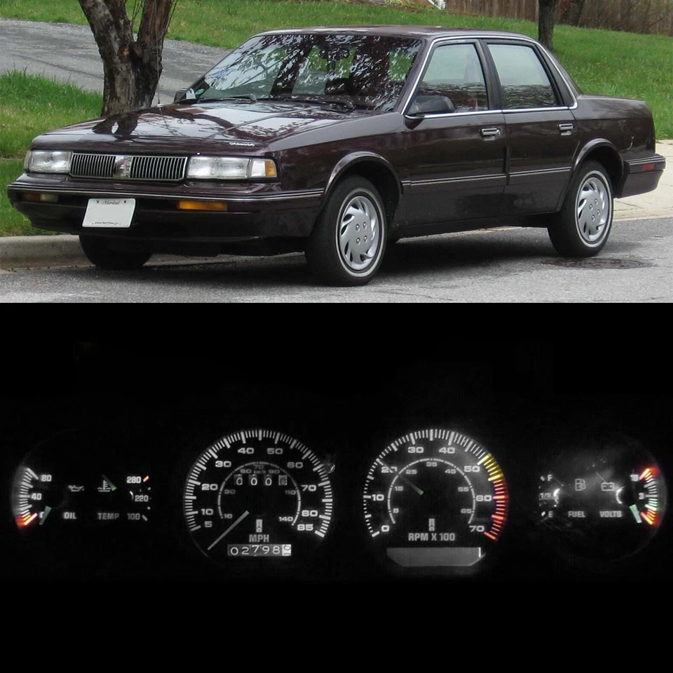 Grupo de bombillas LED + enchufes blancos para Oldsmobile 85-88 Cutlass Ciera Foto 1 de 4