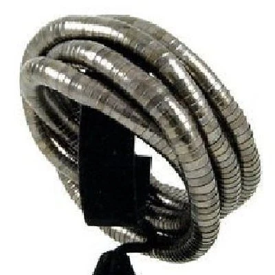 Metall Schlange flexibel Armreif Biegsam Halskette Snake Kette Armband Halsreif - Bild 1 von 4