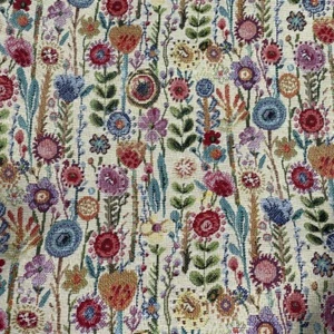 Cottage Garden Floral Tapestry Upholstery Fabric Material Furniture Curtain Sofa - Picture 1 of 8