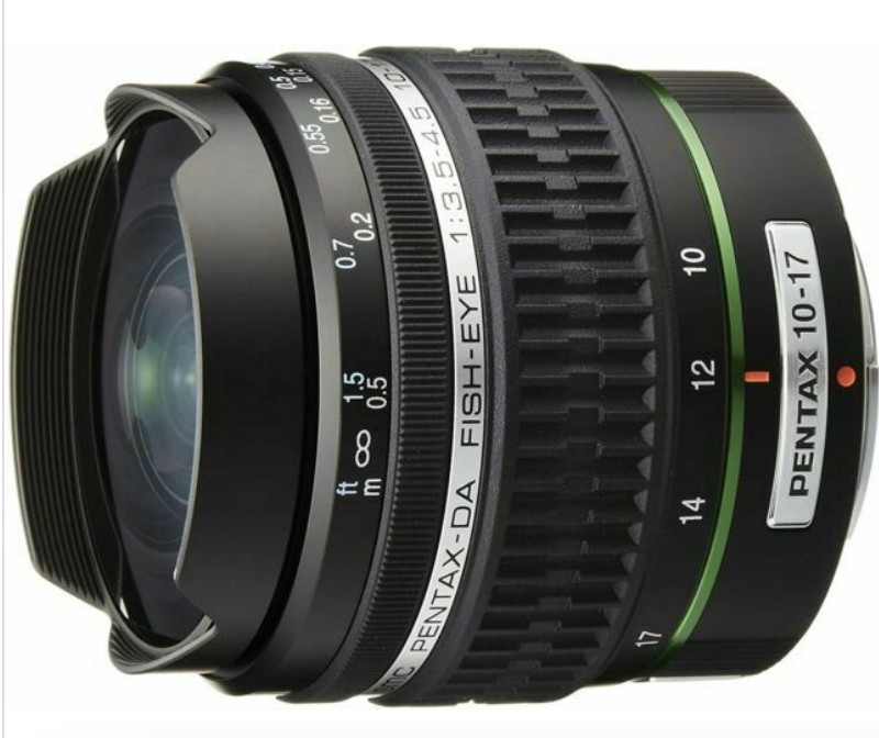 smc PENTAX-DA 10-17mm F3.5-4.5ED〔IF〕 SMC Pentax DA 10-17mm f3.5-4.5 ED IF Fisheye zoom lens, caps