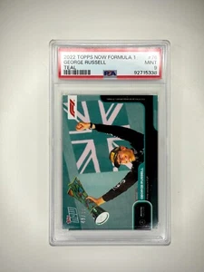 2022 Topps Now Formula 1 George Russell First Victory F1 76 Teal /99 PSA 9 - Picture 1 of 2