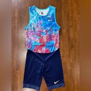 NIKE PRO EDITION SPEEDSUIT DEALS ELITE 2017 RARE TURBO SINGLET MEN'S Sz L - Imagen 1 de 9