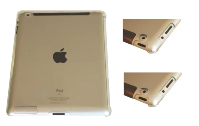 IPAD Cristallo Back Case per Apple IPAD 2/3/4 Hard Case Smart Cover Trasparente - Immagine 1 di 2