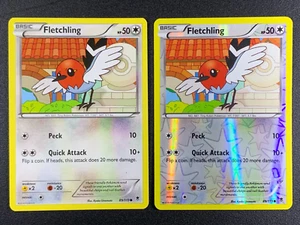 Fletchling 89/119 Phantom Forces Common Pokemon Card NonFoil & Reverse 2014 - Picture 1 of 3