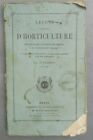 LEÇONS ÉLÉMENTAIRES D'HORTICULTURE - YSABEAU - EO 1858 - 4 PLANCHES & 25 FIGURES