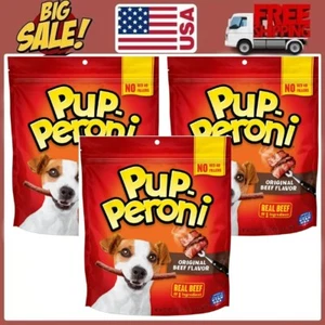 3 Pack Pup-Peroni Original Beef Flavor Dog Treats, 22.5oz Bag - Picture 1 of 8