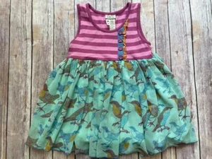 Matilda Jane sz 8 Secret Fields Fly Away with Me Sara top with birds stripes B3 - Picture 1 of 1