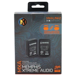 Memphis Audio MXALINK2 2.4 GHz Wireless Audio Send and Receive Kit - 2 Units NEW - Picture 1 of 1