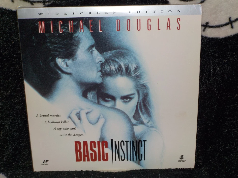 Basic Instinct Widescreen Laserdisc LD Michael Douglas Sharon Stone Free Ship$50 - Image 1 of 2