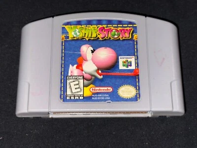 Yoshi's Story (Nintendo 64, 1998) Cleaned / Tested / Authentic - N64 - Image 1 of 4