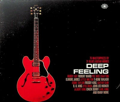Deep Feeling -Blues Guitar Heroes 3-CD -NEW (Earl King/Otis Rush/Guitar Slim)  - Image 1 of 2