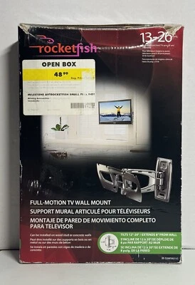 Rocketfish Full-Motion TV Wall Mount RF-TVMFM01V2 for Most 13"-26" TVs - Image 1 of 4