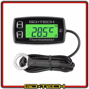 TERMOMETRO DIGITALE MOTO GdTech SENSORE TEMPERATURA MOTORI RAFFREDDATI ad ARIA - Imagen 1 de 9