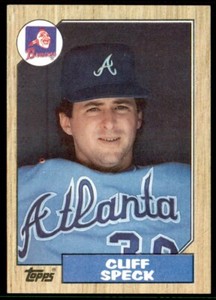 1987 Topps Cliff Speck Rookie Atlanta Braves #269