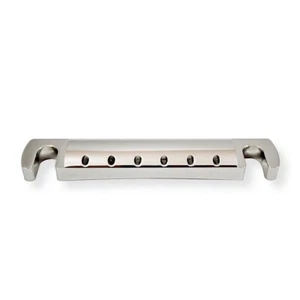 Lightning Guitars Aluminum Stopbar Tailpiece, Nickel Plated - Picture 1 of 5