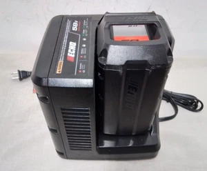 ECHO CBC-58V Quick Charge BATTERY CHARGER W/ Defective 58v Echo Battery - Picture 1 of 6