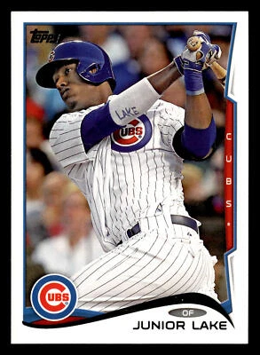 Junior Lake 2014 Topps #10 Chicago Cubs BUY3GET1FREE - Image 1 of 2