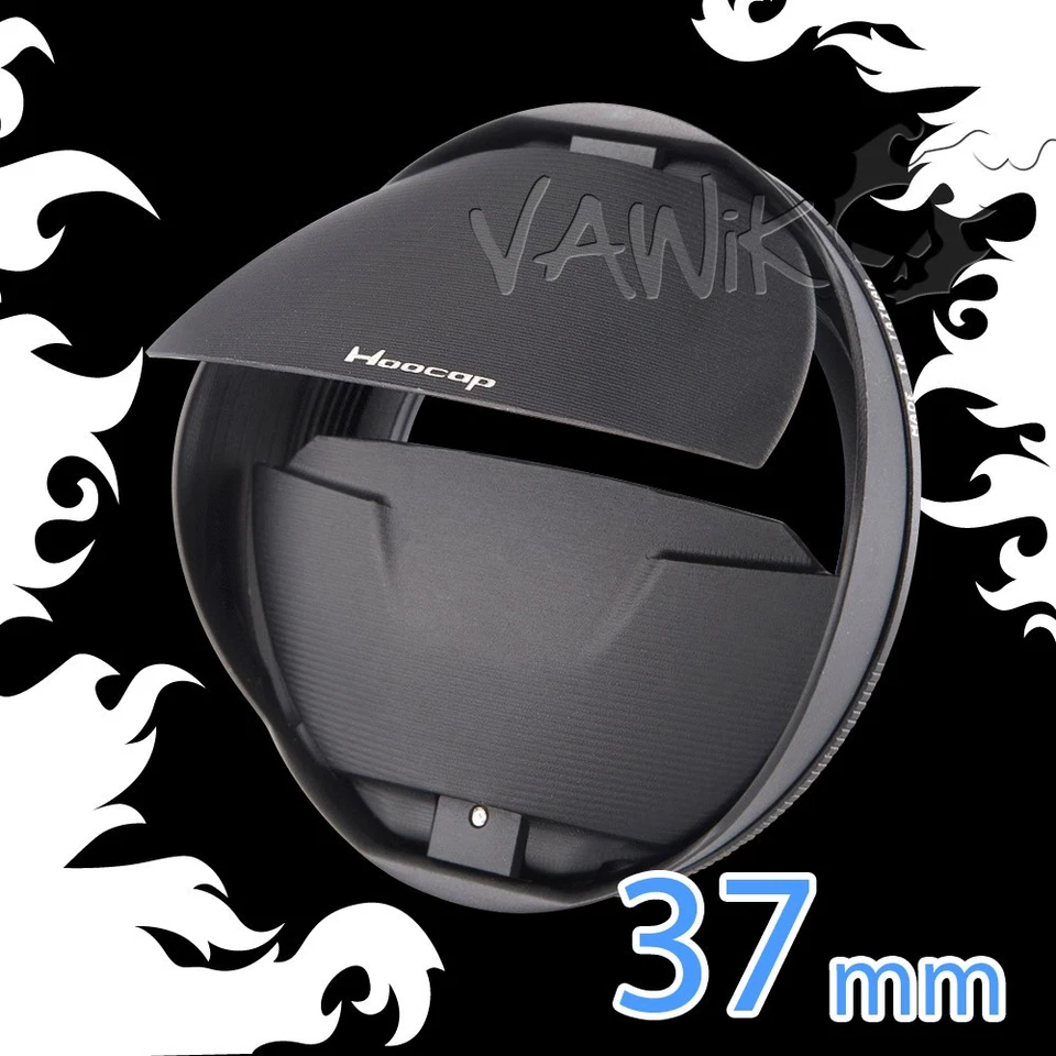 VAWiK Hoocap TX37B aluninum lens cap + hood 2 in 1 fits filter thread 37mm ε - Image 1 of 4